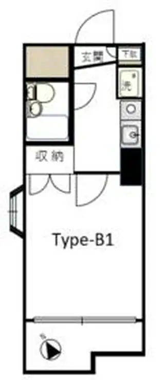 メゾンドール川崎 1階階 間取り