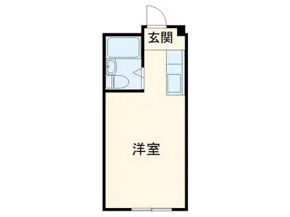ULYAIZU-Ⅱ(ワンルーム/1階)の間取り写真