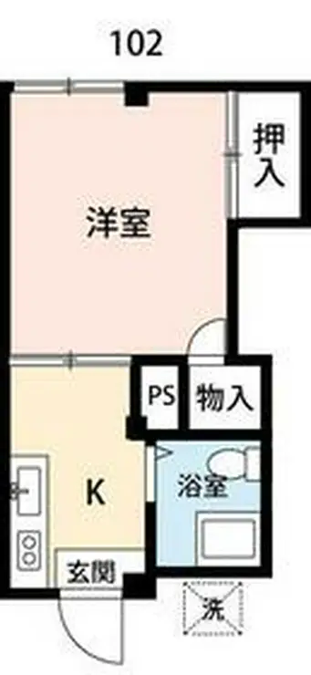 コーポタマ 1階階 間取り