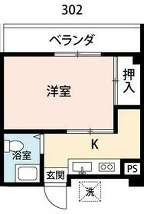 コーポタマ 3階階 間取り