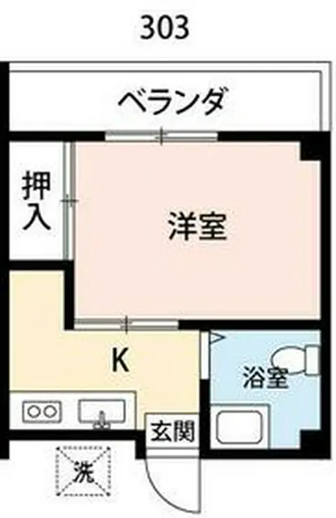 コーポタマ 3階階 間取り