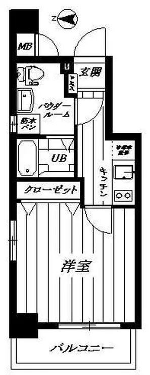 アプレシティ浮間舟渡 3階階 間取り