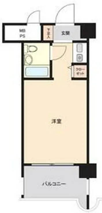 ライオンズステーションプラザ磯子 8階階 間取り