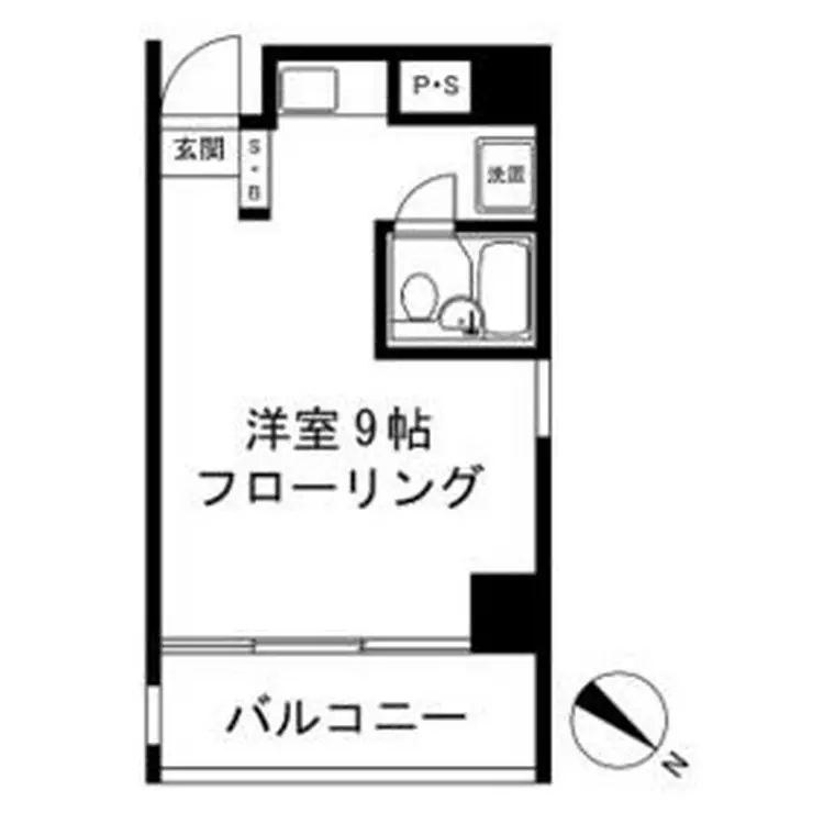 クレセント南町 5階階 間取り