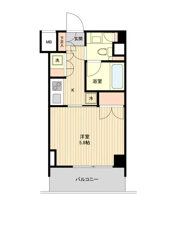 萩中イースト 3階階 間取り