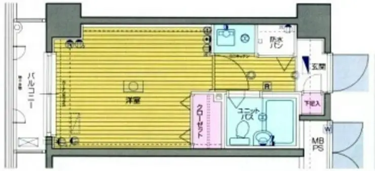 ガラ・シティ白金台 8階階 間取り