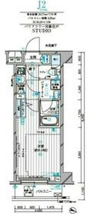 メインステージ板橋志村II 4階階 間取り