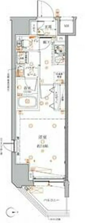クレイシアIDZ蒲田 11階階 間取り
