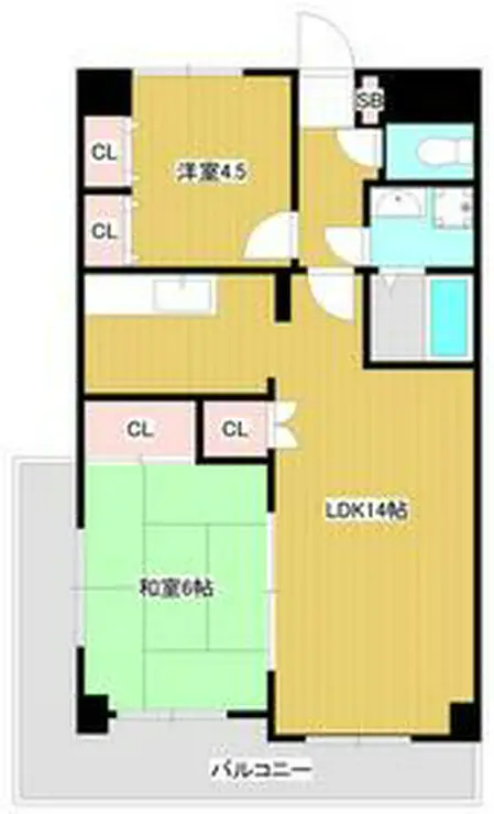 クレストヒル仲町台 5階階 間取り
