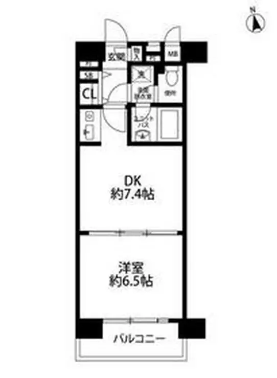 サンコート中野 3階階 間取り