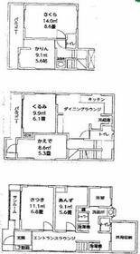 シェアハウスすみれ館(ワンルーム/2階)の間取り写真