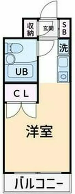 セザール第二新丸子 2階階 間取り