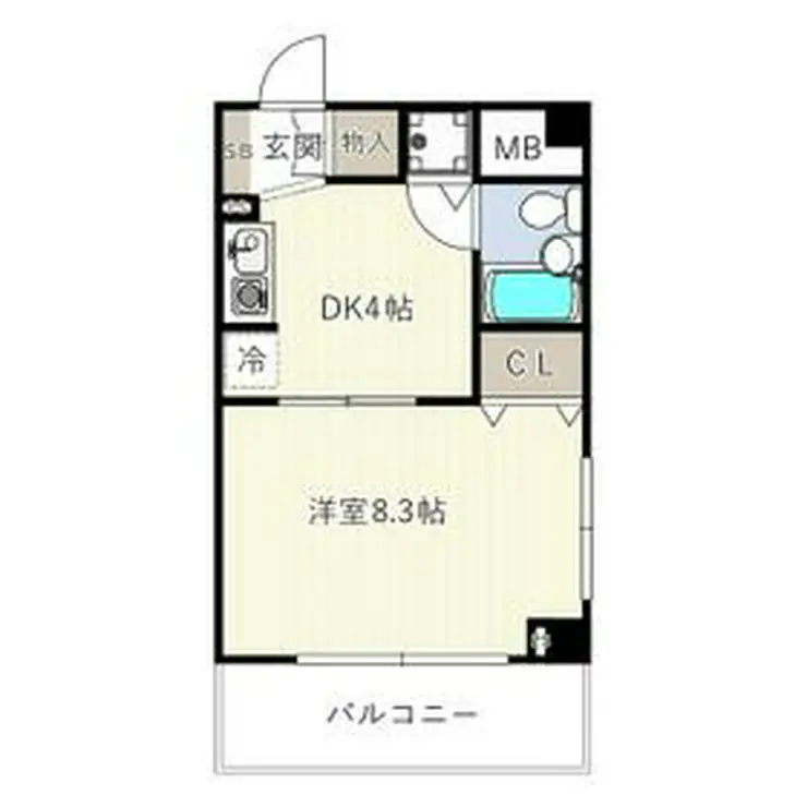 アソルティ関内大通公園 2階階 間取り