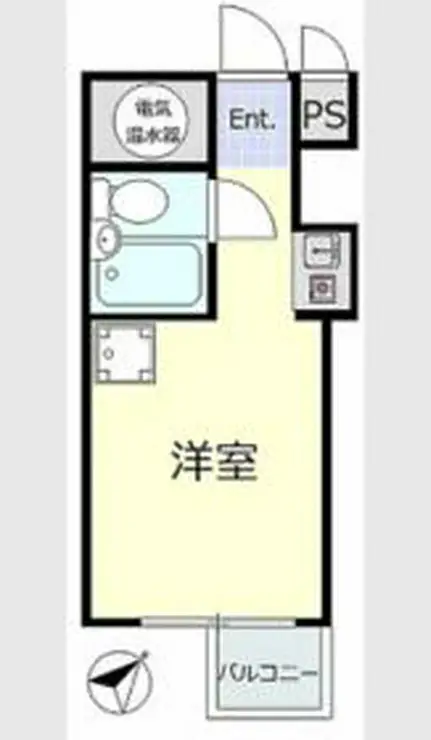 ハイツ芝大門 9階階 間取り