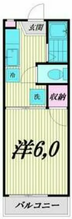 星野コーポ 1階階 間取り