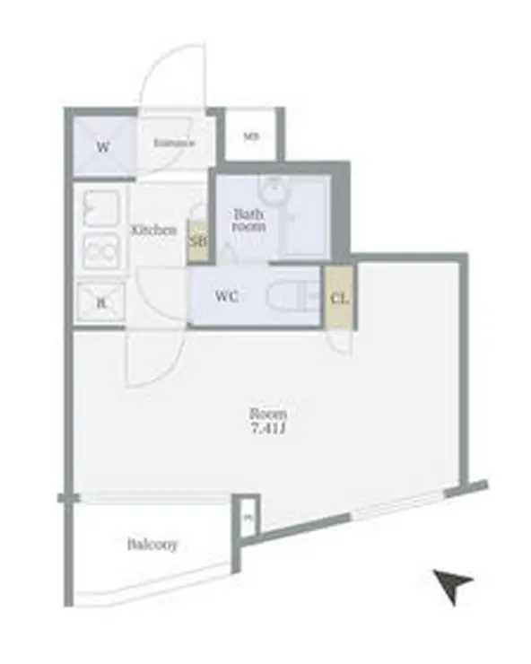 ビバリーホームズ久が原II 1階階 間取り