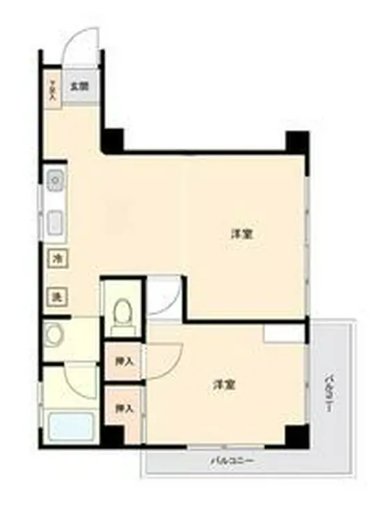 太閤コーポ代々木 2階階 間取り