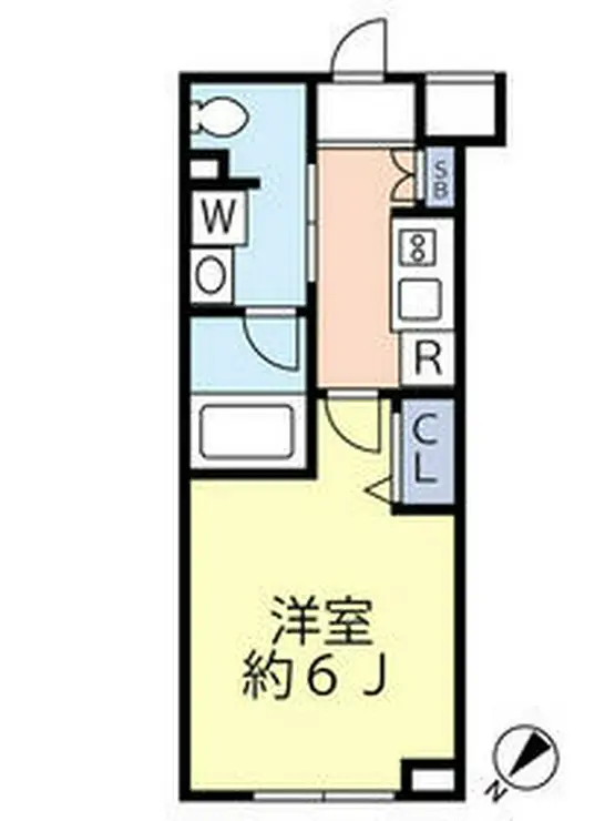 スカイコートパレス大田鵜の木 1階階 間取り