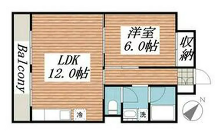 山口マンション 2階階 間取り