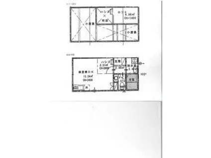 オーキッドハウス(ワンルーム/1階)の間取り写真