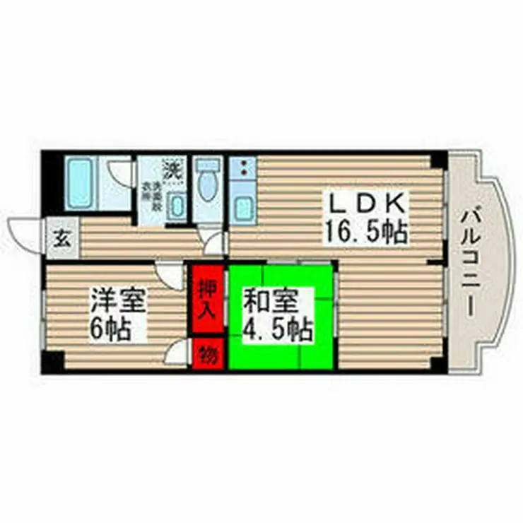 BeLL 紗楼 4階階 間取り