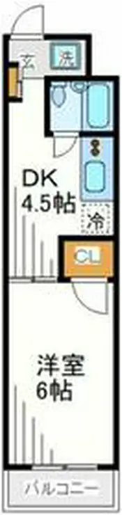 フェリーチェ・トレ 3階階 間取り