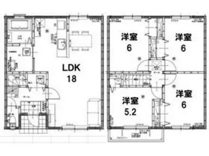 グランソフィア三和(4LDK)の間取り写真