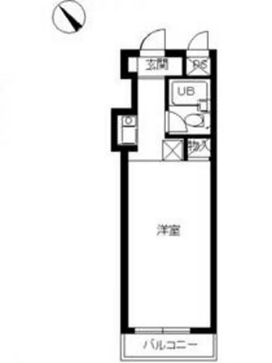 スカイコート千葉 3階階 間取り