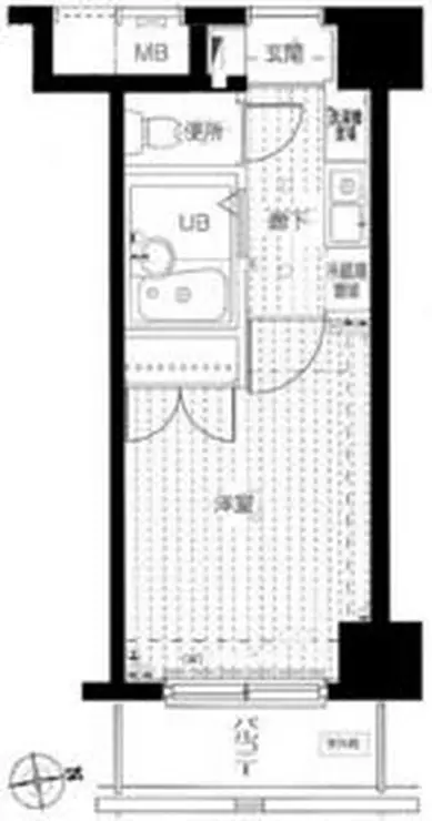 メインステージ平和島 3階階 間取り