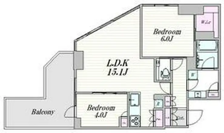 Brillia Tower池袋West 4階階 間取り