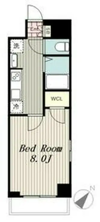 ベルベール 5階階 間取り