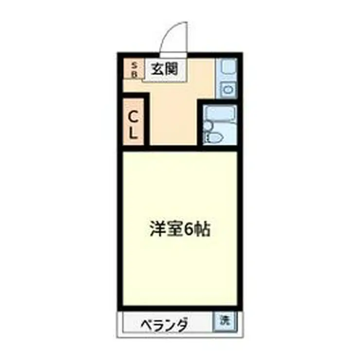 キャッスルマンション蘇我 5階階 間取り