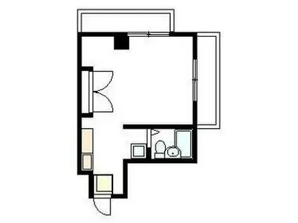 アーク駒形ビル(1K/3階)の間取り写真