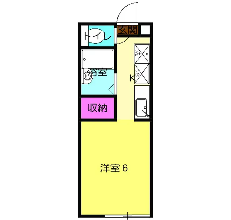 ロッシェル中央林間第9 1階階 間取り