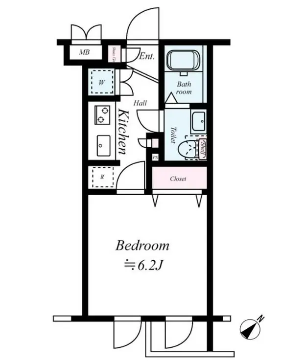ステージグランデ田園調布アジールコート 2階階 間取り
