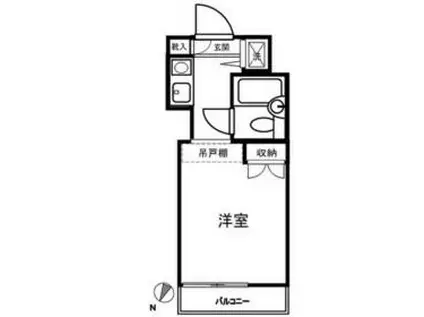 トップ明大前第三(ワンルーム/3階)の間取り写真