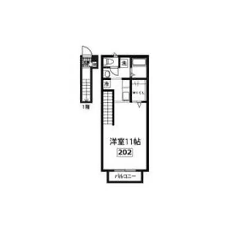 エステート泉塚 2階階 間取り