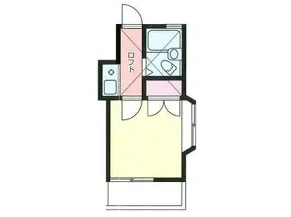 カレッジスペース21(1K/1階)の間取り写真
