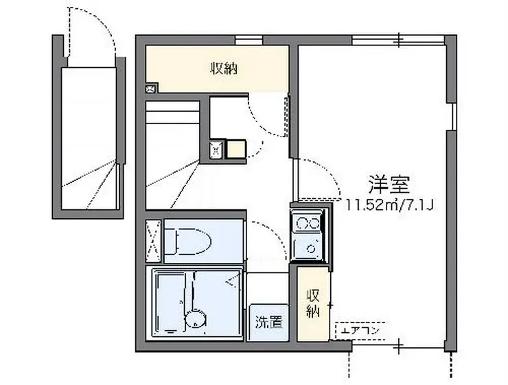 レオネクストサニーリーフ 2階階 間取り