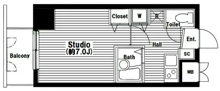 グランド・ガーラ渋谷 4階階 間取り
