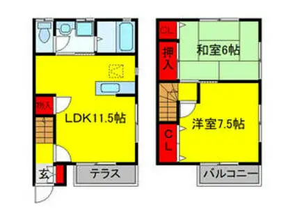 ハイムＯ・Ｋ(2LDK)の間取り写真