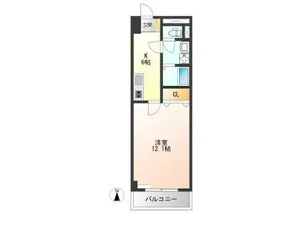 LOTUS MARSH元今泉(1K/8階)の間取り写真