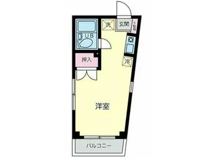 グランドールイトウ(ワンルーム/2階)の間取り写真