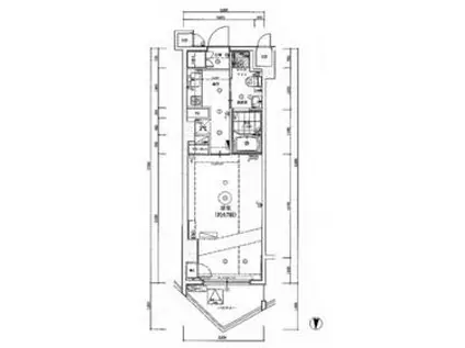 LEーLIONSANGENJAYAⅢ(1K/2階)の間取り写真