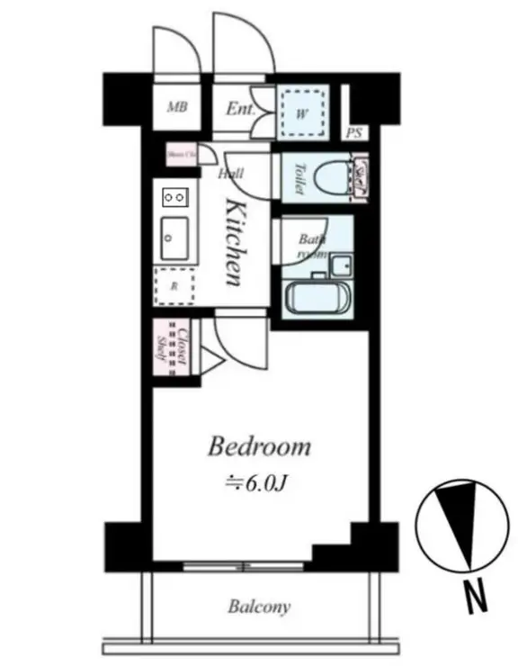 スパシエアルマール浮間公園 1階階 間取り