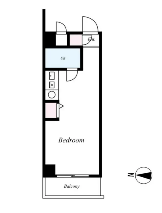 エヴェナール方南町 4階階 間取り