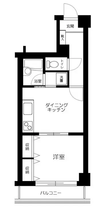 ゾンネンハイム武蔵関 2階階 間取り