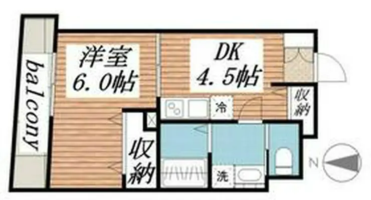 桜山ハイツ 3階階 間取り
