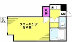 コーポヒラ(ワンルーム/1階)の間取り写真