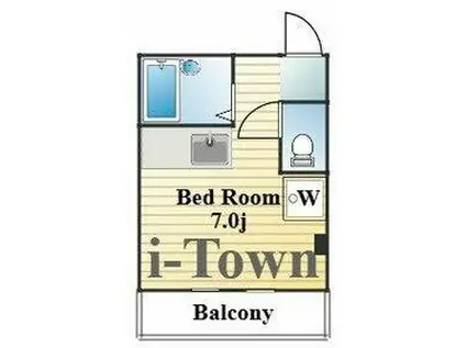 東部練馬IMAハウス(1K/1階)の間取り写真